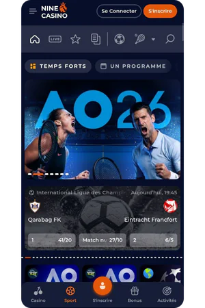 Screenshot of main img in the sports section